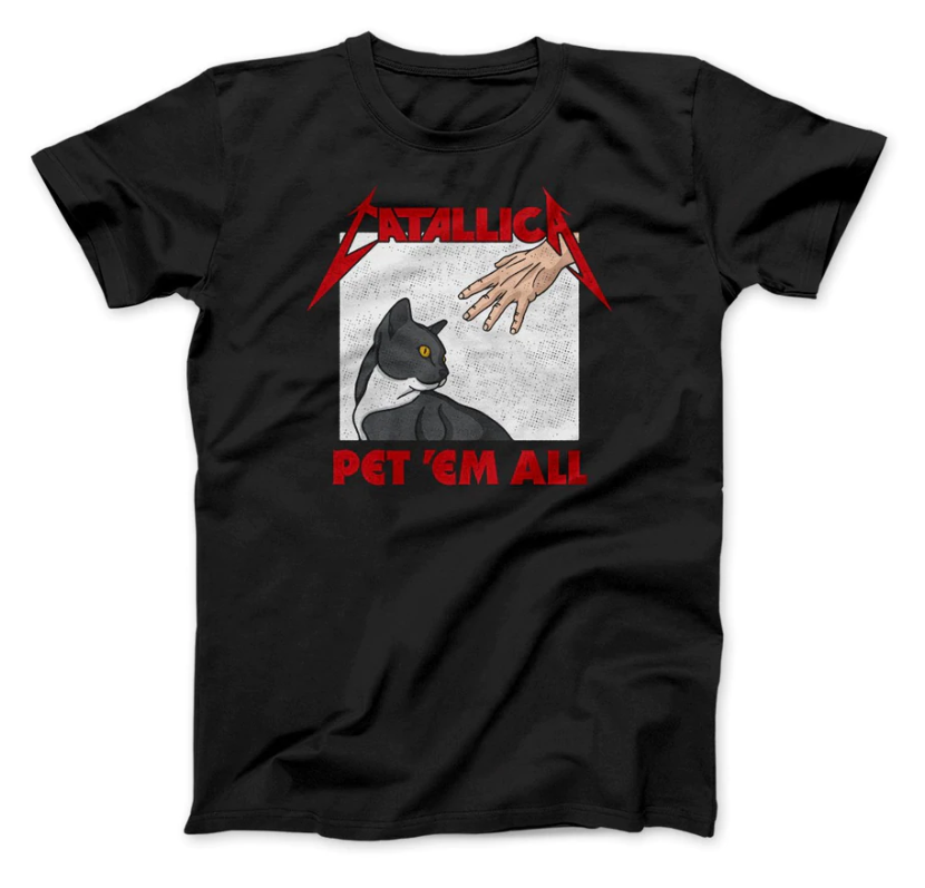 black catalliac tshirt