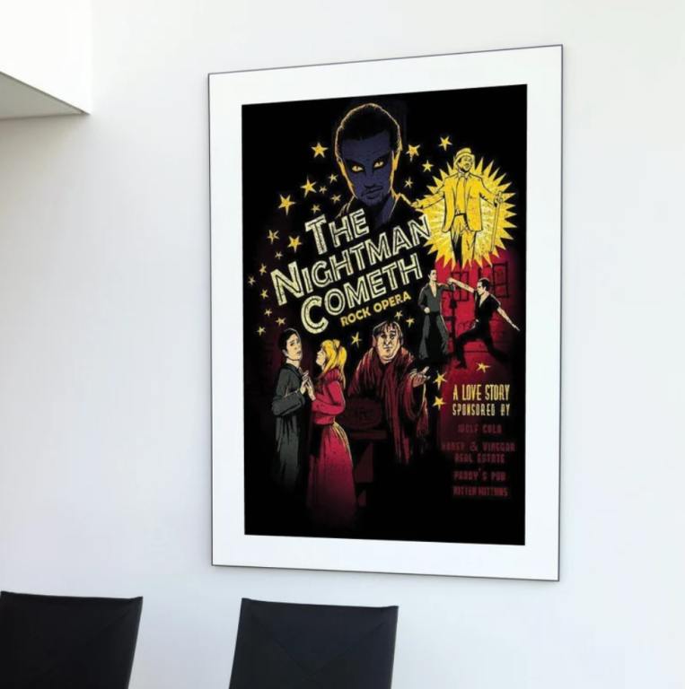 the nightman cometh wall poster