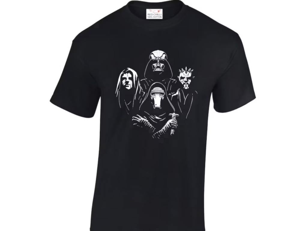 black star wars queen inspired sith lord shirt