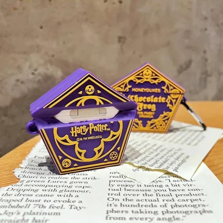 harry potter chocolate frogs box airpods case