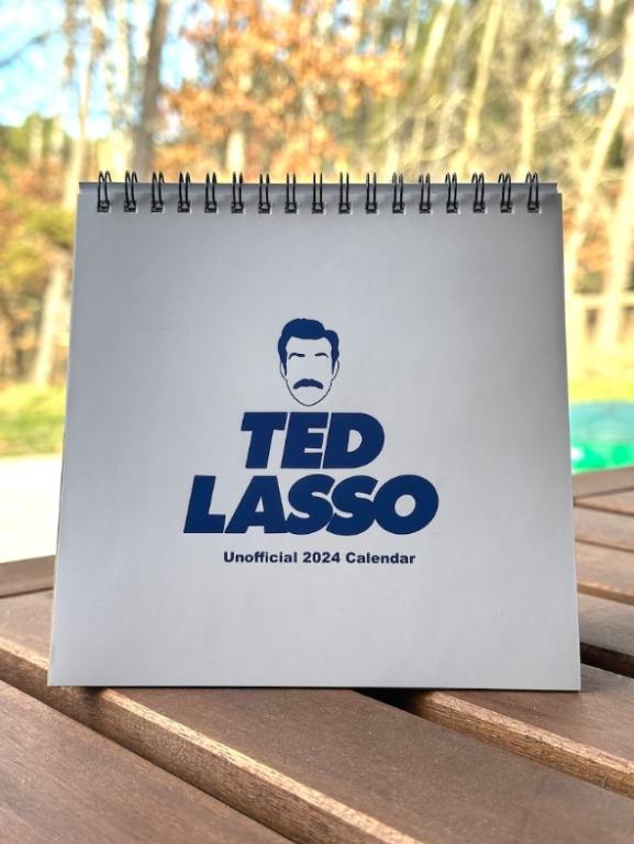 ted lasso 2024 desk calender