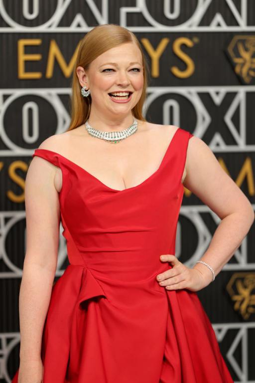 Sarah Snook attends the 75th Primetime Emmy Awards at Peacock Theater on January 15, 2024 in Los Angeles, California.