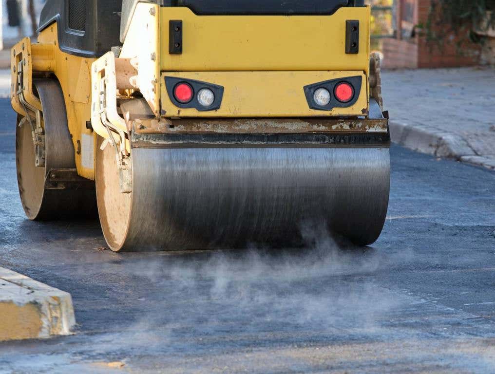 f1 paving of road