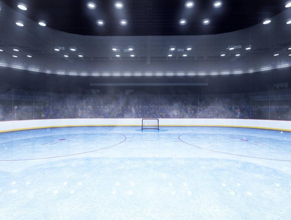 Ice hockey arena rendering depicting the dollar loan center changing name