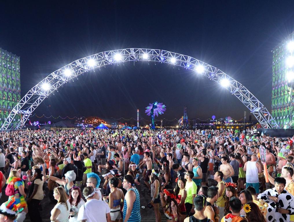 : A general view of attendees at the 17th annual Electric Daisy Carnival at Las Vegas Motor Speedway on June 21, 2013 in Las Vegas, Nevada. (Photo by Ethan Miller/Getty Images)