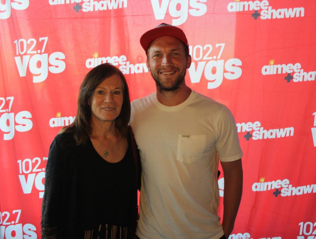 A meet-and-greet photo with fans and Phillip Phillips