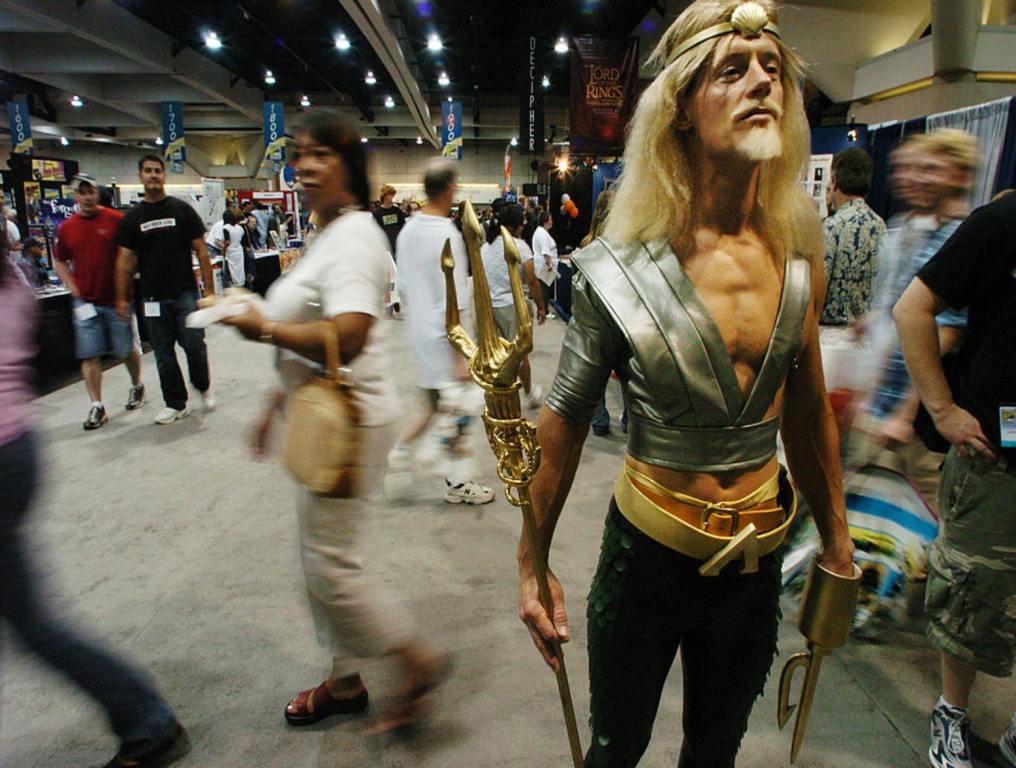 Fan dressed up for San Diego Comic-con.