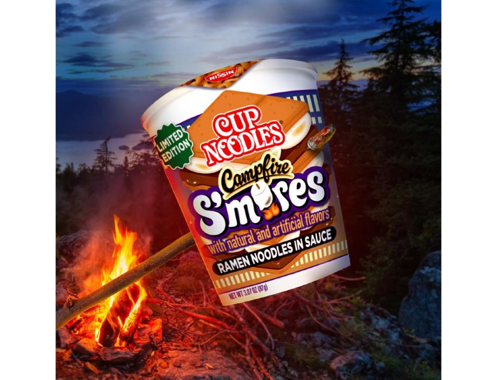 Cup Noodles Campfire S'mores