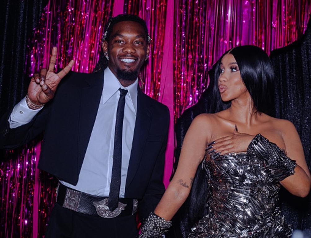 Offset and Cardi B attend the 2023 MTV Video Music Awards at Prudential Center on September 12, 2023 in Newark, New Jersey.