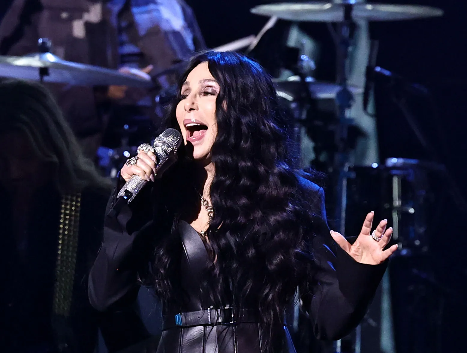 Cher performs onstage at the 2024 Rock & Roll Hall Of Fame Induction Ceremony streaming on Disney+ at Rocket Mortgage Fieldhouse on October 19, 2024 in Cleveland, Ohio.