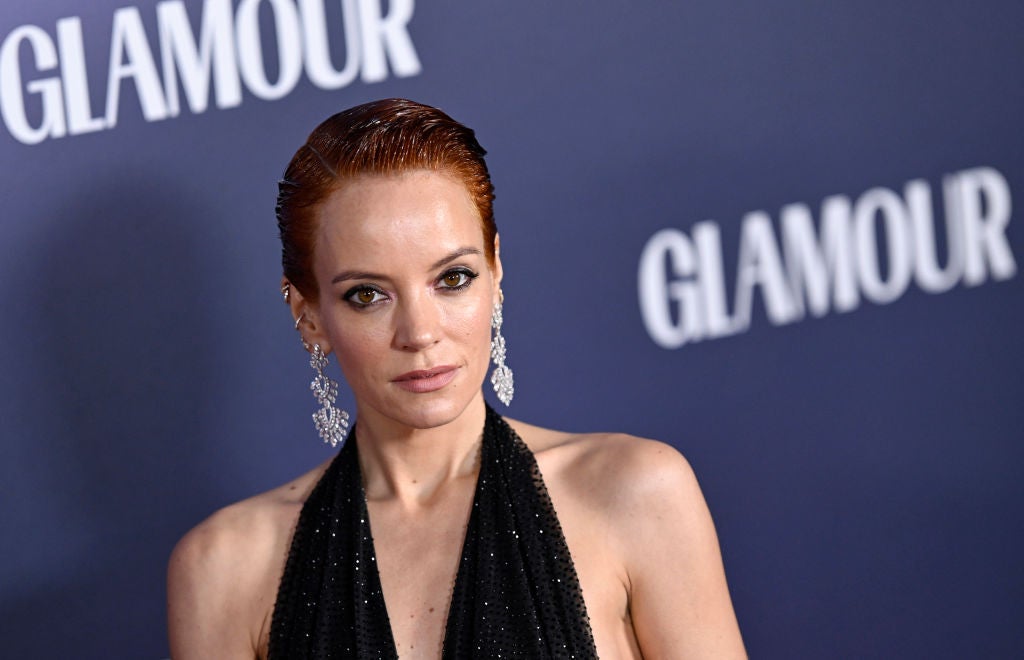 Lily Allen attends the Glamour Women of The Year Awards 2023 at One Marylebone on October 17, 2023 in London, England.