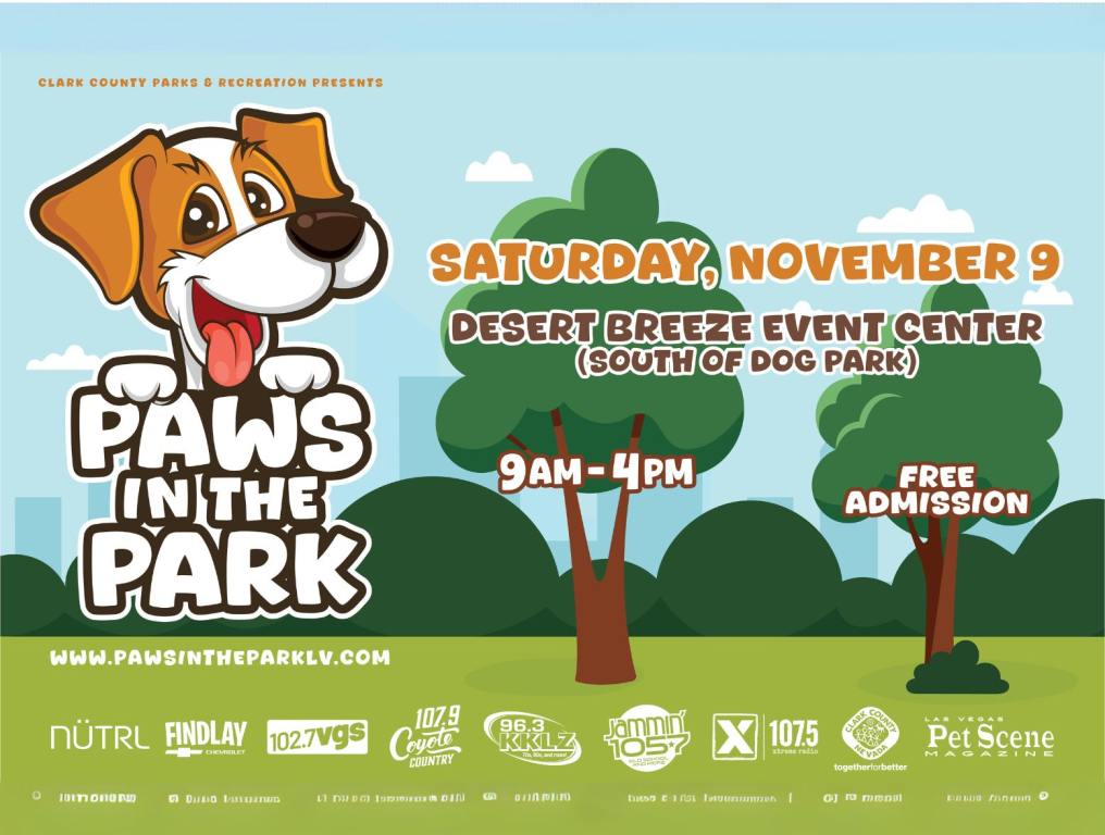 Paws in the Park 2024 graphic