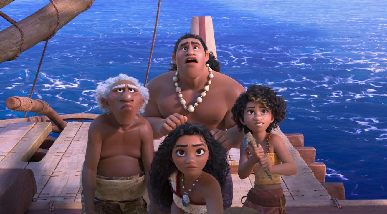 scene from "Moana 2"