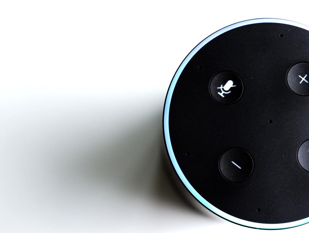 photo of an alexa smart device