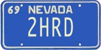 nevada plate 2HRD