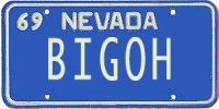 nevada plate BIGOH