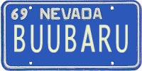 nevada plate BUUBARU