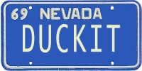 nevada plate DUCKIT