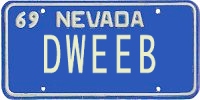 nevada plate DWEEB