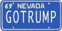 nevada plate GOTRUMP