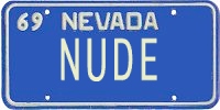 nevada plate NUDE