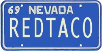 nevada plate REDTACO