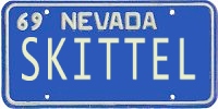 nevada plate SKITTEL