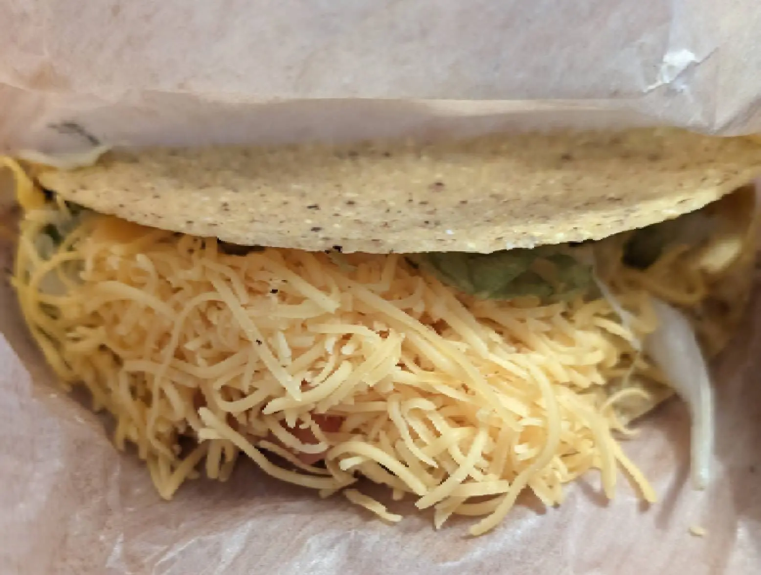 del taco taco in wrapper