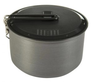 camping pot with lid